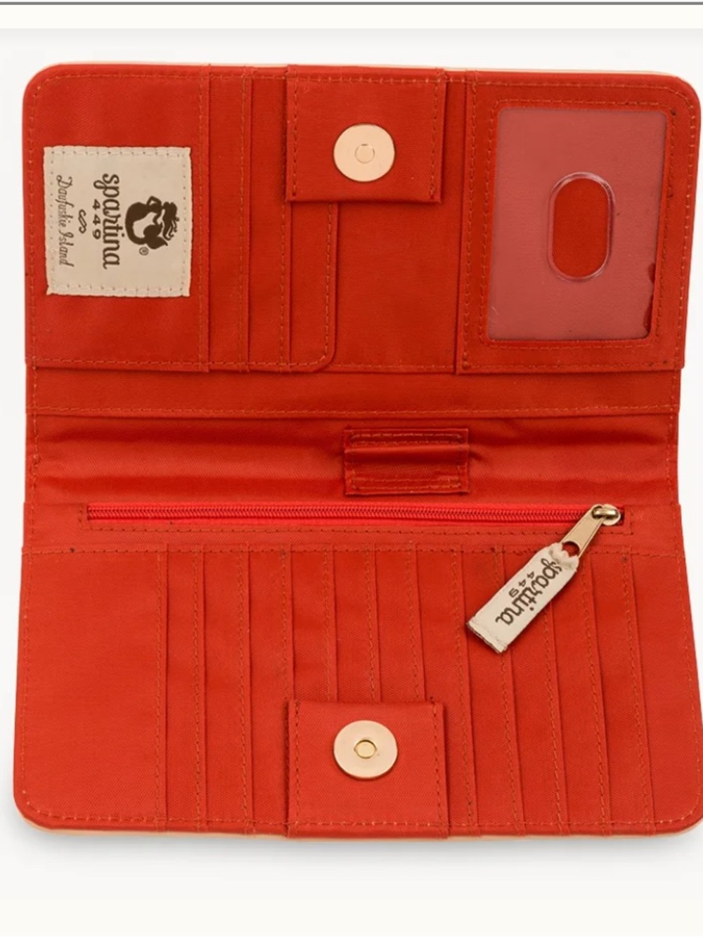 Spartina 449 Northeastern Harbors Snap Wallet - Picture 5 of 5